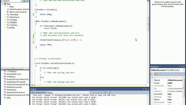 How to check if a file exists using the class CFile - Visual C++ MFC смотреть онлайн