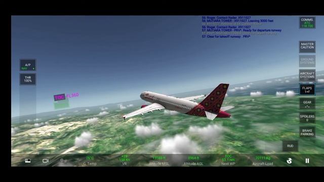 Real Flight Simulator Batik Air Rute Palu - Makassar смотреть онлайн