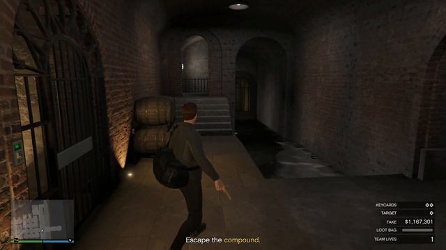 GTA5 Doing Cayo Perico Heist Kosatka entry. $1,464,800 final take. смотреть онлайн