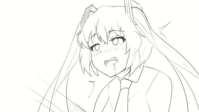 Anime Girl Cums Aggressively