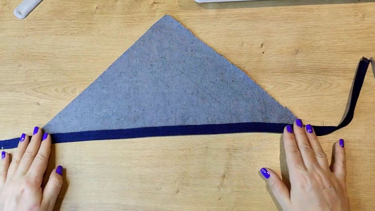 Не спешите выбрасывать обрезки старых джинсов/ Косметичка из джинсов смотреть онлайн