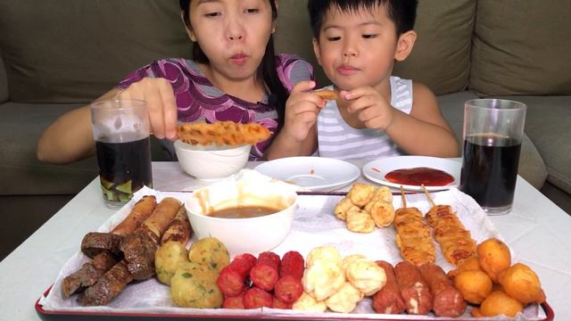 PINOY STREET FOODS MUKBANG ASMR смотреть онлайн