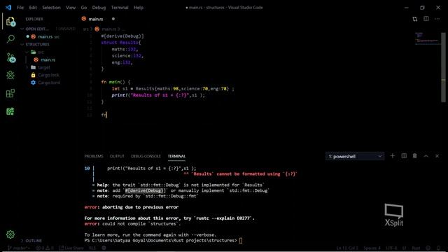 Rust Programming Language || Part 7 - Structures and how to create Methods || смотреть онлайн