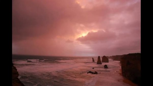 Sights of Australia - 12 Apostles. Достопримечательности Австралии - 12 Апостолов.