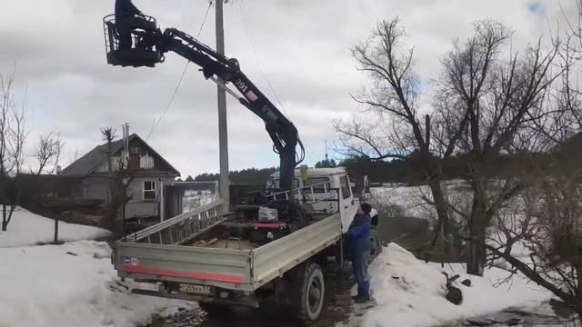 Переносим опору ЛЭП, сколько стоит... смотреть онлайн