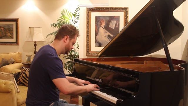 Skyrim Theme on piano - Elder Scrolls V music смотреть онлайн