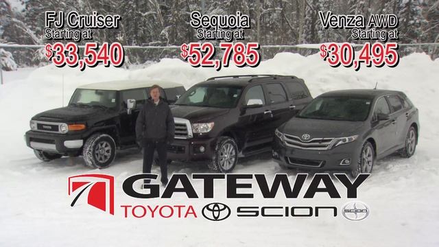 Toyota FJ Cruiser, Toyota Sequioa, Toyota Venza - December Deals - Gateway Toyota Scion смотреть онлайн