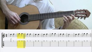 "Как пошли наши подружки" - русская народная песня (guitar lesson + TAB)