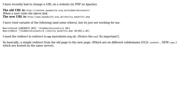 DevOps & SysAdmins: htaccess redirect from wordpress page to a php page смотреть онлайн