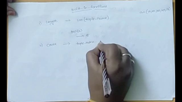 Tuple,Operations and it's Bulit-in-functions |Telugu|Python|Tuple|Operations|Bulit-in-functions смотреть онлайн