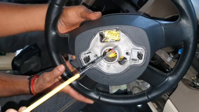 How To Remove Airbags | Skoda Rapid Steering Wheel Airbag