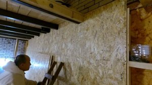 Обшиваем гараж OSB ,Подписчик привёз дрова