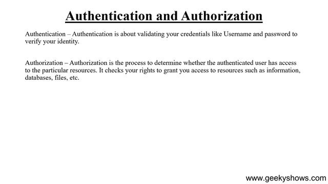 What is Authentication and Authorization (Hindi) смотреть онлайн