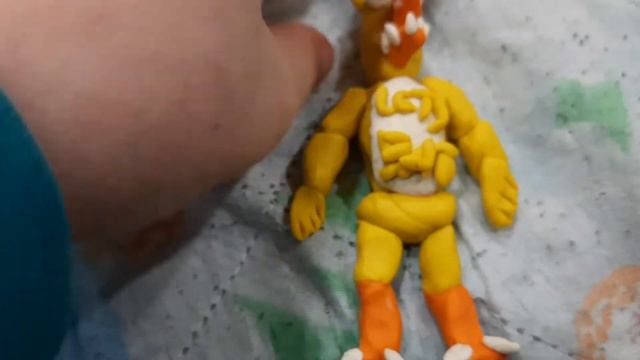 аниматроники из фнаф 1 из пластилина. смотреть онлайн