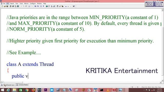 Thread in Java | Java Threading | Java Thread Priority | Priority in Thread смотреть онлайн