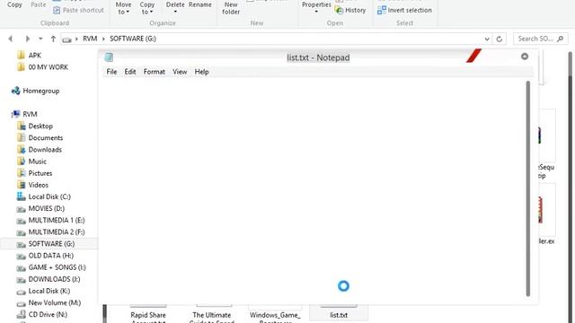DIY trick to make list of Files/Folder with full path (File/folder list creator) смотреть онлайн