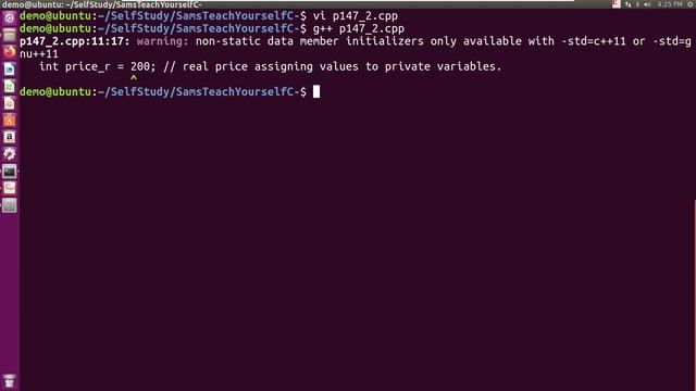 C++ | Warning non static data member initializers only available with std=c++11 or std=gnu++11 смотреть онлайн