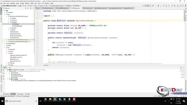 Android Studio Tutorial - Multichoices Quiz App part 5 Question Online Mode смотреть онлайн