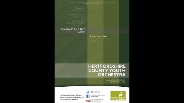 Debussy Petite Suite arr. Henri Busser - Hertfordshire County Youth Orchestra смотреть онлайн