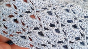 Простой,но очень красивый узор крючком. Вязание крючком. Схема вязания крючком. Вязанный крючком топ