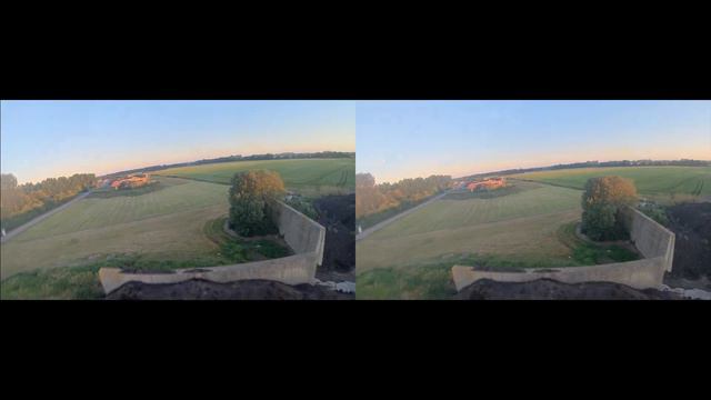 3D Drone FPV Freestyle (VR, OCULUS, 3DTV)  3DSBS