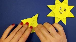 Оригами  СОЛНЦЕ из бумаги Поделка на масленицу на пасху |  Origami SUN