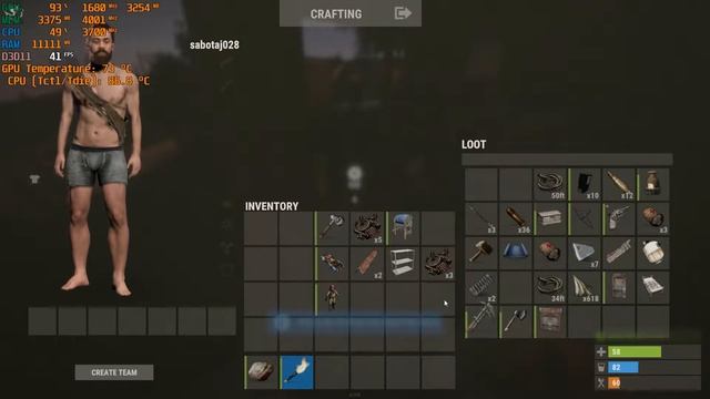 Rust Gameplay, GTX 1650, Ryzen 5 3550H, Custom Settings, 1080p смотреть онлайн