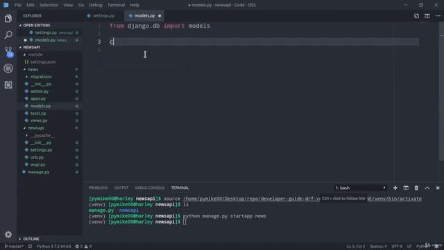 3.2 Introduction to DRF and NewsAPI Project Setup смотреть онлайн