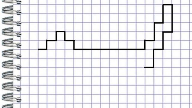 Кот. Графический диктант по клеточкам. смотреть онлайн