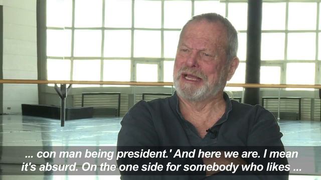 Terry Gilliam talks about his new movie and Trump смотреть онлайн