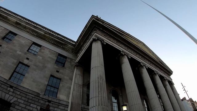 Прогулка по Дублину. O'Connell Street. Dublin, Ireland. Дублин, Ирландия смотреть онлайн