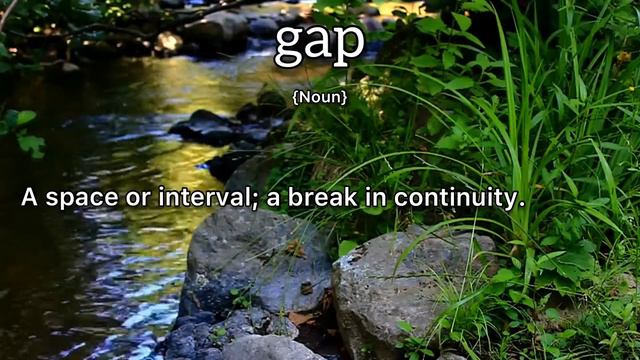 Gap Meaning : Definition of Gap смотреть онлайн