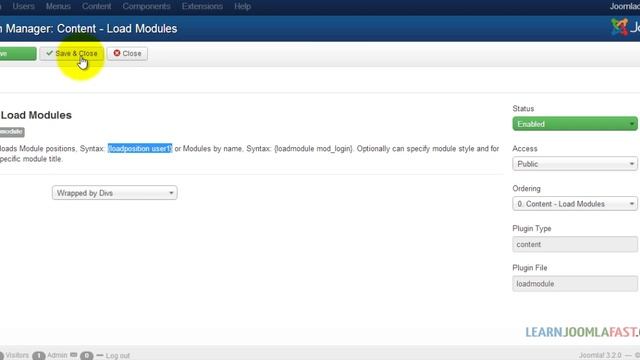 Joomla 3 Basics For Beginners - Embedding modules into articles смотреть онлайн