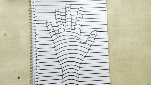 How to Draw 3D Hand by easy trick || step by step drawing of 3D Hand смотреть онлайн