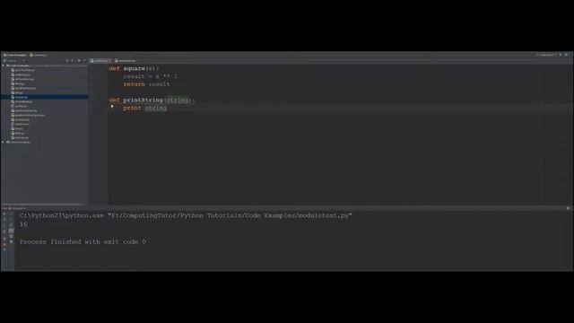 Python Tutorial #17: Writing your own modules: Computing Tutor смотреть онлайн