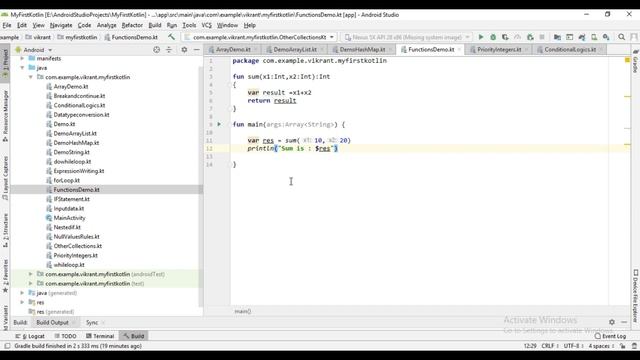 Kotlin in Hindi (Lecture 26), Functions - Full tutorial on Android Application Development смотреть онлайн