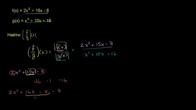 Частное функций смотреть онлайн