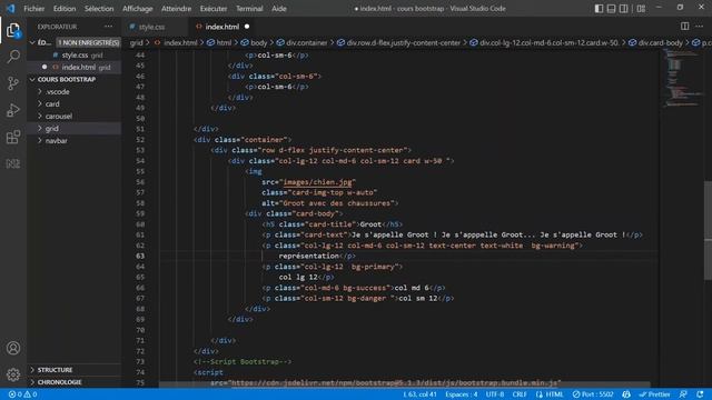 Bootstrap - comprendre le système de grille смотреть онлайн