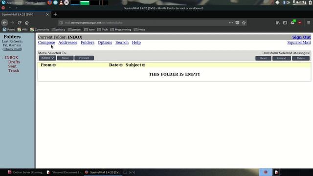 Mail Server + BInd9 + Apache2 + POP3 + IMAP + Postfix (Debian) смотреть онлайн
