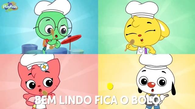 VAMOS FAZER UM BOLO/Video by PlayKids Brasil смотреть онлайн