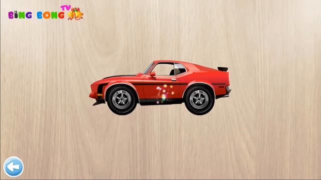 Puzzles for kids - Name and sound: Police Car, Fire Truck, Ambulance - Video for toddlers смотреть онлайн