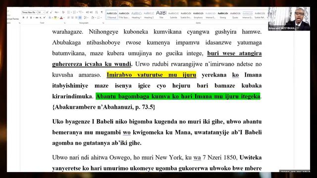 4. UMUNSI MUKURU W'UMUSARURO (PENTEKOTE), IMVURA Y'UMUHINDO N'IMVURA Y'ITUMBA смотреть онлайн