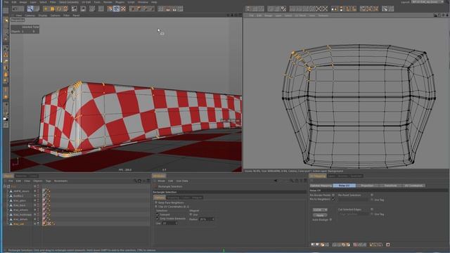 CINEMA 4D UV mapping Часть 1 смотреть онлайн