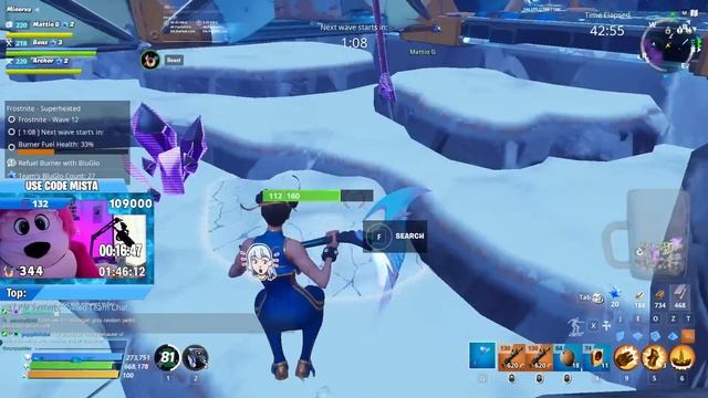 2022 - BEATING PL128 SUPERHEATED FROSTNITE w 3x CRIT DAMAGE PAIN TRAIN - Fortnite Save the World смотреть онлайн