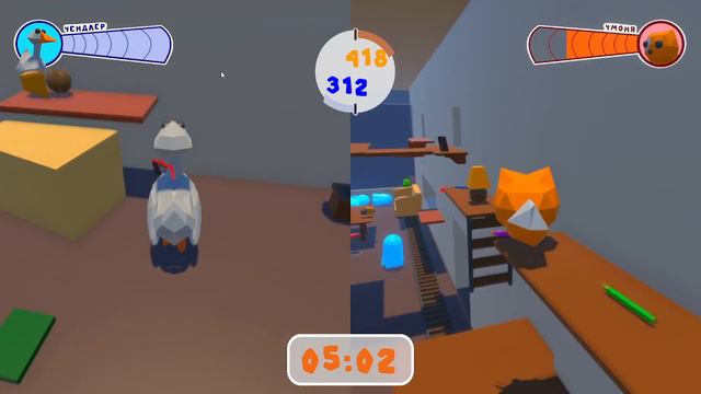 Кот и Гусь - лучшая игра GameBox Jam 2023 (Геймплей) смотреть онлайн