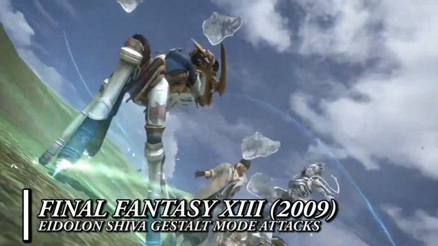 FINAL FANTASY XVI - SHIVA Ultimate attack "DIAMOND DUST" Comparison (1990-2023) смотреть онлайн
