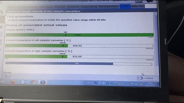 Launch X431 и Autel такого не умеют. Проверка состояния катализаторов на Мерседес Xentry Diagnosis смотреть онлайн