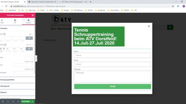 WordPress Popup mit Slider-Hintergrund in wenigen Minuten mit Elementor Pro erstellen смотреть онлайн