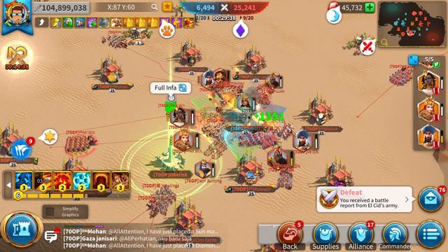 ARK OF OSIRIS - 2170 [70OP] vs 2438 [38DD] | SWARM & BURN!!! AOO Rise Of Kingdoms ROK Indonesia смотреть онлайн