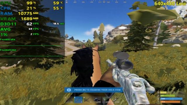 GT 710 in RUST | The Quest for 144p at 144 Fps... смотреть онлайн